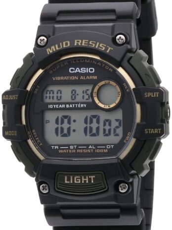 Casio Mud and Water Resistant