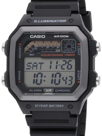 [Casio] 腕時計 Casio WS1600H-1AV WS1600H-1A メンズ ブラック