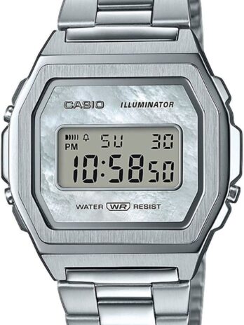 カシオ メンズ コレクション プレミアム ヴィンテージ クォーツウォッチ, シルバー, ヴィンテージ。