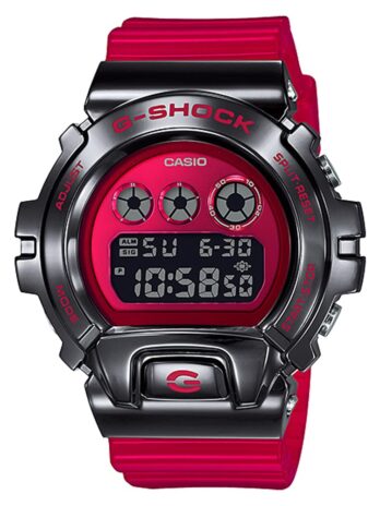 [カシオ] CASIO 腕時計 G-SHOCK Gショック メタルカバード GM-6900B-4 スケルトンレッド メンズ 海外モデル [並行輸入品]