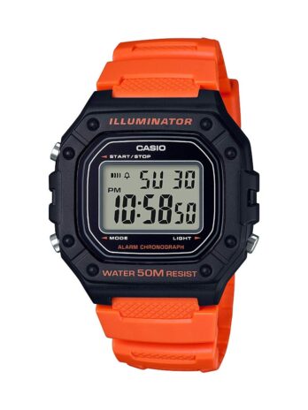 Casio Men’s W218H-4B2 Red Digital Watch