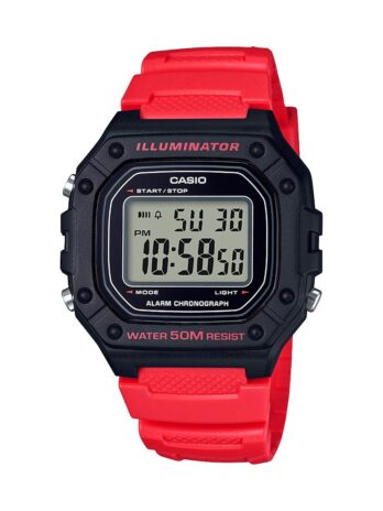 Casio Men’s W218H-4B Orange Digital Watch
