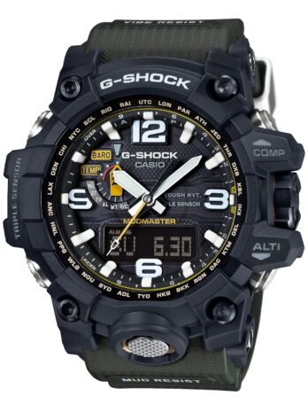 [カシオ] 腕時計 ジーショック 【国内正規品】MUDMASTER 電波ソーラー GWG-1000-1A3JF メンズ グリーン