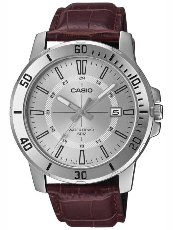 [CASIO] ドレスウォッチ MTP-VD01L-7CVUDF メンズ ブラウン