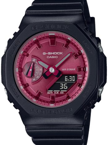 [カシオ] 腕時計 ジーショック 【国内正規品】 ミッドサイズモデル Black&Red GMA-S2100RB-1AJF レディース ブラック