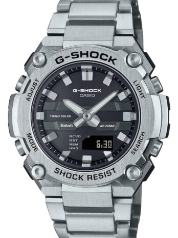 [カシオ] 腕時計 ジーショック 【国内正規品】G-STEEL Bluetooth搭載 ソーラー GST-B600D-1AJF メンズ シルバー