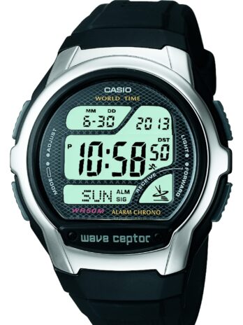 [カシオ]CASIO 腕時計 WAVE CEPTOR ウェーブセプター 電波時計 デジタルモデル　WV58A-1AV メンズ (ブラック)