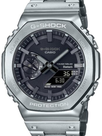 [カシオ] 腕時計 ジーショック 【国内正規品】 Bluetooth 搭載 フルメタル ソーラー GM-B2100D-1AJF メンズ シルバー