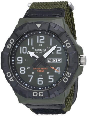 [Casio] 腕時計 MRW210HB-3BV MRW-210HB-3BVCF グリーン