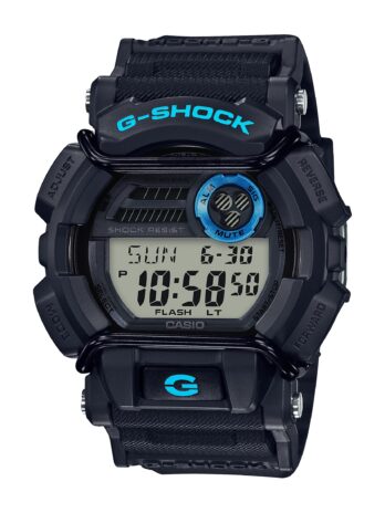 Casio Men’s G- Shock Stainless Steel Quartz Watch with Resin Strap, Black, 21.6 (Model: GD-400-1B2CR)