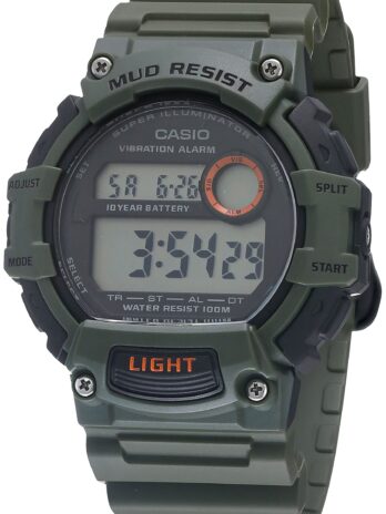 [CASIO] 腕時計 Casio-Men’s D Mud Resist Rsn Green (Trt110h-3av) 泥に強い10年バッテリー。 TRT-110H-3AVCF グリーン