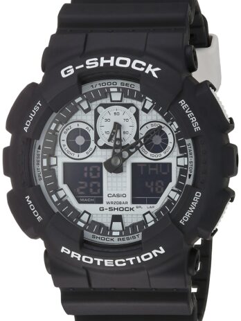 Casio G-SHOCKGA-100BW-1A白と黒のシリーズ高級時計-黒 ワンサイズ 黒と白