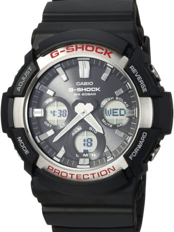 Casio Gショック’メンズクォーツ樹脂Casual Watch, Color : Black (Model : gas-100 ? 1 ACR)