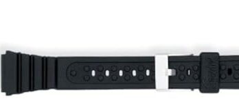 Speidel Watch Band FitsスポーツウォッチとCasio ? カラーブラックサイズ: 19 mm時計バンド ? ボーナス ? 2 Extraバネ棒