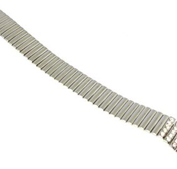 Watch Band Expansion Ladiesシルバーカラーwithラインストーン14 mm 11 mmに適合