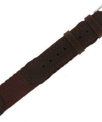 18 mmブラウンスイス陸軍スタイルメンズWatch Band Speidel