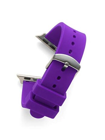 Speidel 交換用腕時計バンド Apple Watch用 スクラブカラー 複数のカラーオプション 42mm/44mm パープル