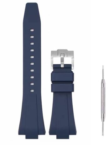 11mm/12mm シリコーンゴム腕時計バンド ストラップ 交換用 Tissot PRX Powermatic 80 35mm/ 40mm