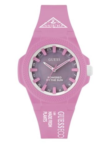 GUESS レディース 40mm 腕時計, ピンク/ピンク/ピンク, one, OUTSPOKEN