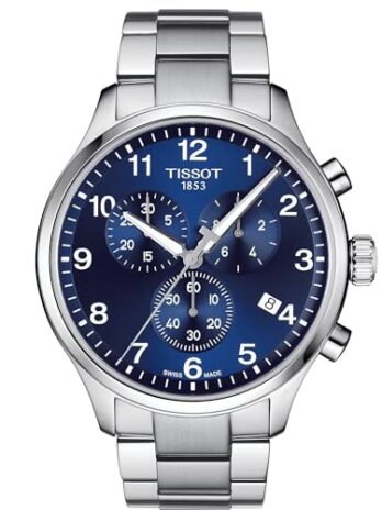 [ティソ] 腕時計 TISSOT クロノ XL クラシック ブレスレット T1166171104701 メンズ ブルー文字盤