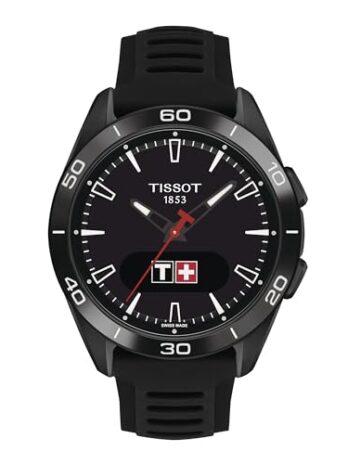 [ティソ] 腕時計 TISSOT T-タッチ コネクト スポーツ[正規輸入品] シリコンストラップ T1534204705104 メンズ ブラック文字盤