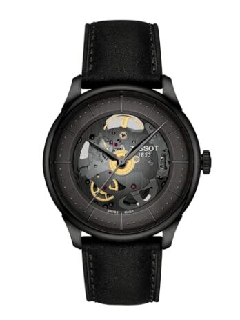 [ティソ] 腕時計 TISSOT シュマン・デ・トゥレル [正規輸入品] レザーストラップ T1398363644100 ガンメタル文字盤