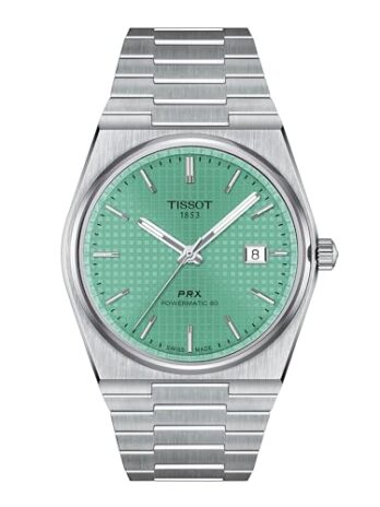 [ティソ] 腕時計 TISSOT PRX パワーマティック80 40mm[正規輸入品] ブレスレット T1374071109101 メンズ グリーン文字盤
