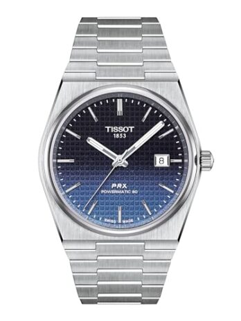 [ティソ] 腕時計 TISSOT PRX パワーマティック80 40mm[正規輸入品] ブレスレット T1374071105101 メンズ ブラック文字盤