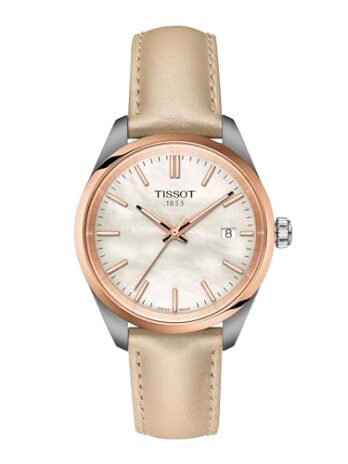 [ティソ] 腕時計 TISSOT PR 100 [正規輸入品] レザーストラップ T1502102611100 レディース ホワイト・マザー・オブ・パール文字盤