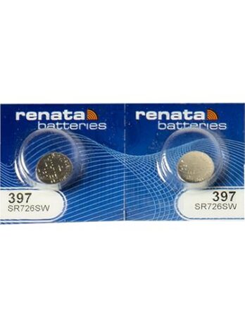 Renata 397 Buttonセルウォッチバッテリー、2バッテリー