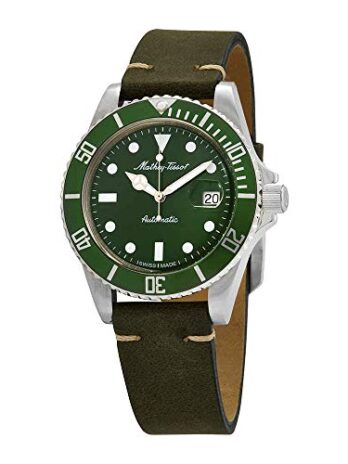 Mathey-Tissot Mathey ヴィンテージ自動巻きグリーンダイヤルメンズ腕時計 H9010ATLV