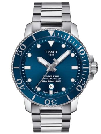 [ティソ] 腕時計 TISSOT シースター 1000 オートマティック ブレスレット [正規輸入品] T1204071104103 メンズ ブルー文字盤