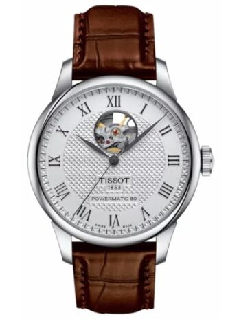 [ティソ] 腕時計 TISSOT ル・ロックル レザーベルト T0064071603301 メンズ シルバー文字盤