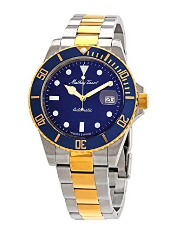 Mathey-Tissot Mathey ヴィンテージ自動ブルーダイヤル 42mm メンズウォッチ H9010ATBBU