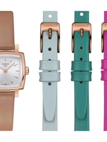 [ティソ] 腕時計 TISSOT ラブリー サマーセット レザーベルト T0581093603101 レディース シルバー文字盤