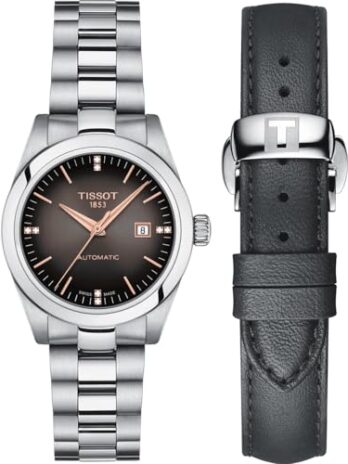 [ティソ] 腕時計 TISSOT T-マイ レディ オートマティック レザーベルト [正規輸入品] T1320071106601 レディース グレー文字盤