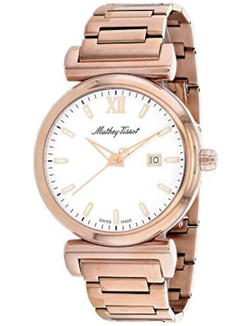 Mathey Tissot メンズ エレガンス, ホワイト, クォーツムーブメント。