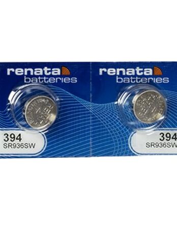 Renata 394 SR936SW Batteries – 1.55V Silver Oxide 394 Watch Battery (2 Count)