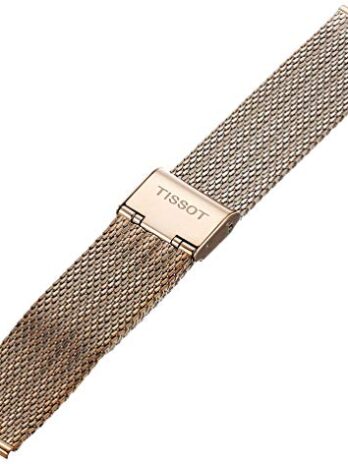 Tissot レディース ステンレススチール腕時計ストラップ ローズゴールド T605044370, ローズゴールド