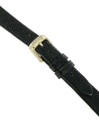 Speidel 14 mm Regular Ladies Black Genuine Lizard時計バンド