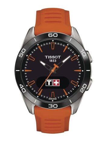 [ティソ] 腕時計 TISSOT T-タッチ コネクト スポーツ[正規輸入品] シリコンストラップ T1534204705102 メンズ ブラック文字盤