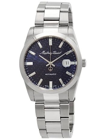 Mathey-Tissot Mathy I 自動ブルーダイヤル メンズ腕時計 H1450ATB, モダン