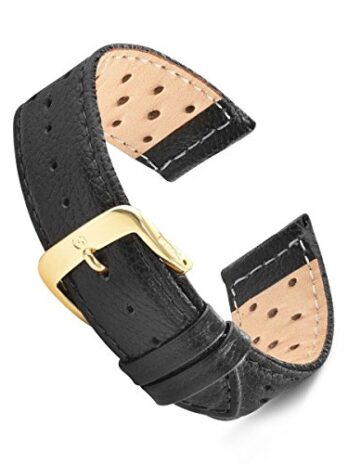 20 mm Soft Calf Divingバンド ? 5010720blk ? ブラックメンズウォッチバンドby Speidel