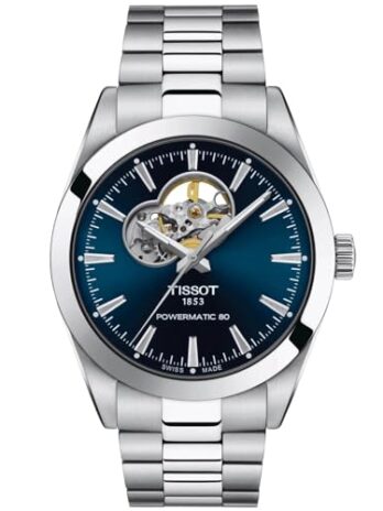 [ティソ] 腕時計 TISSOT ジェントルマン ブレスレット T1274071104101 メンズ ブルー文字盤