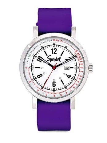 Speidel Scrub 30 腕時計 医師 看護師 EMT 外科医 学生用 パルソメーター付き パープル