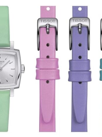 [ティソ] 腕時計 TISSOT ラブリー サマーセット レザーベルト T0581091603101 レディース シルバー文字盤