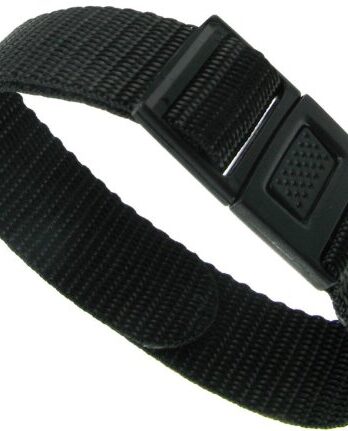 Speidel 20 mmブラックナイロンOne Pieceバンド