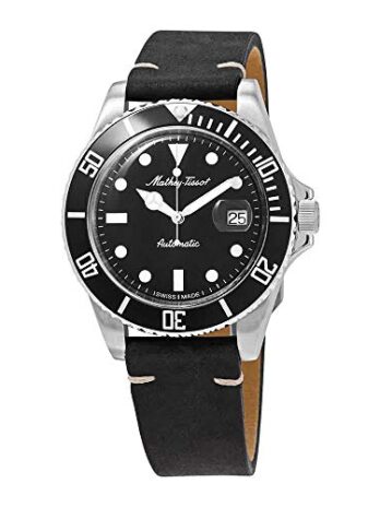Mathey-Tissot Mathey ヴィンテージ自動巻きブラックダイヤル メンズウォッチ H9010ATLN