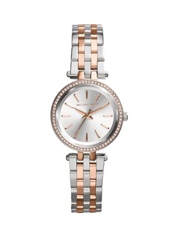Michael Kors (マイケルコース)レディースツートンカラーPetite Darci Watch 26 mm Rosegold/Silver