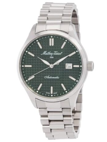 Mathey-Tissot アーバン オートマチック グリーンダイヤル メンズ腕時計 H411ATAV, ブレスレット